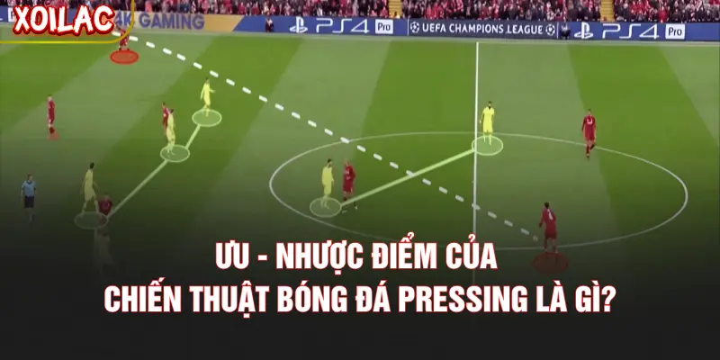 Ưu - nhược điểm của chiến thuật bóng đá pressing là gì?
